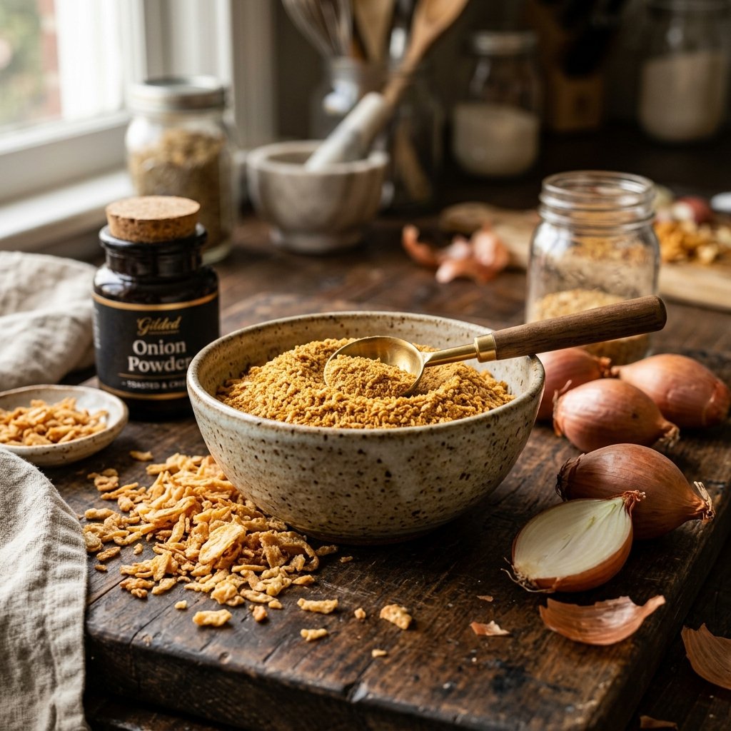 Fried onion powder