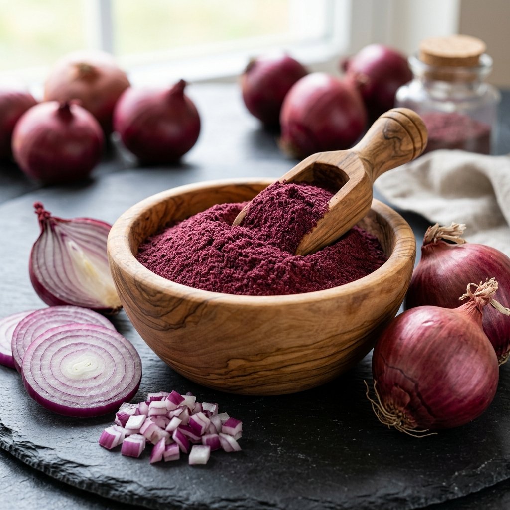 Red onion powder